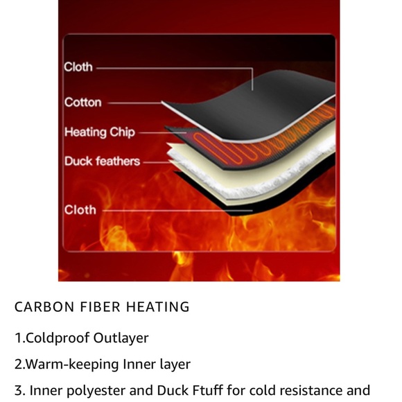 Heated Vest for Women Men,USB, Black, power bank￼not included - Picture 5 of 9